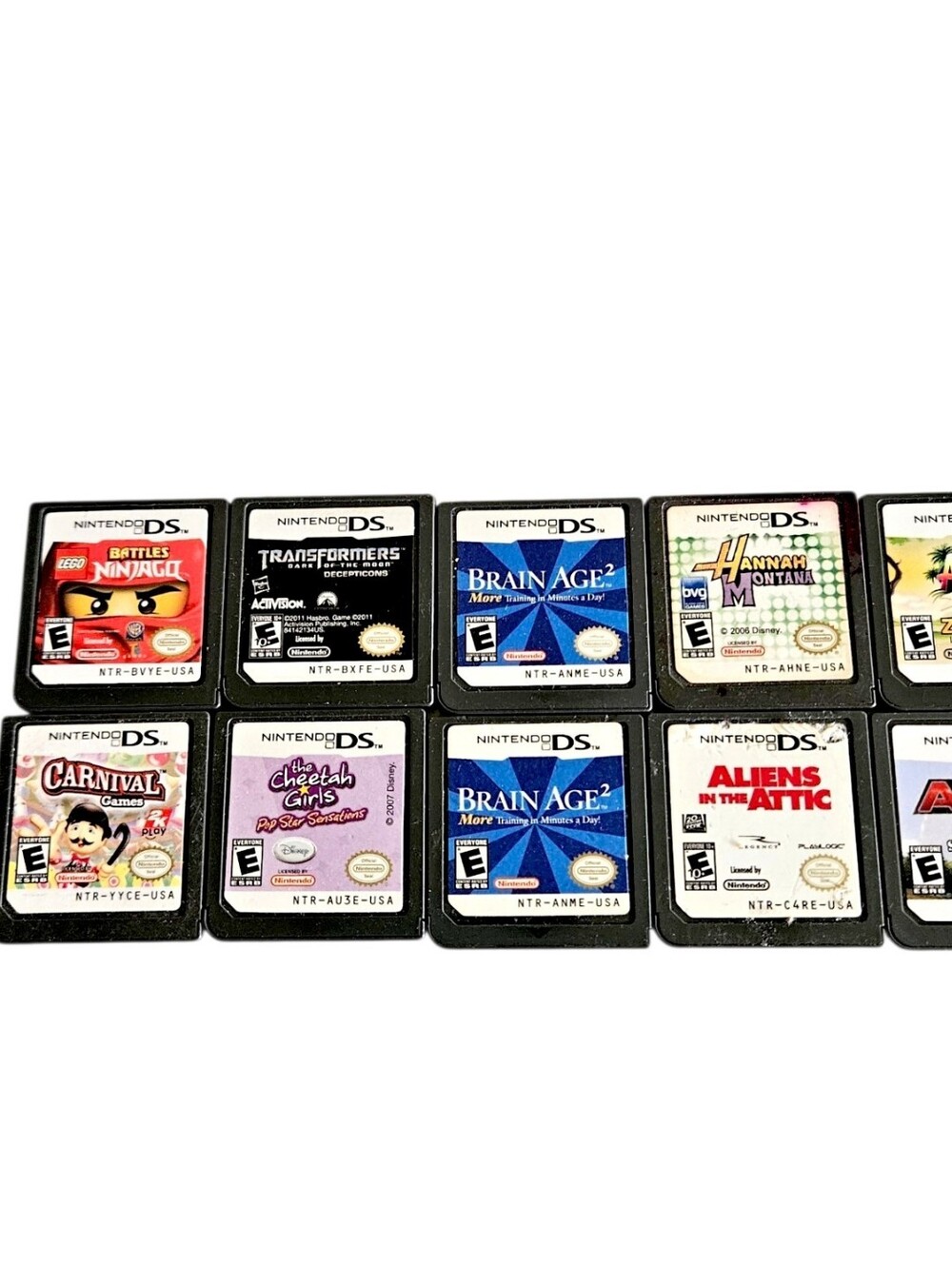 Lot of 10 Video Games Bundle, Nintendo DS Lot, Cartridge Only! Tested & Working
